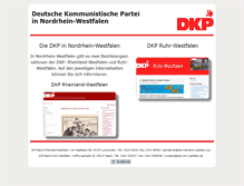 Tablet Screenshot of dkp-nrw.org